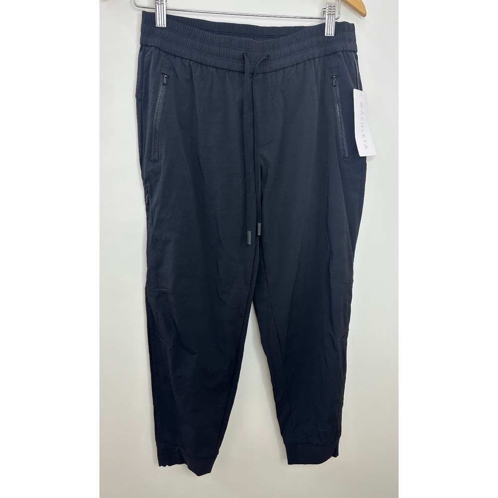 NWT Athleta 2025 Trekkie Relaxed Mid Rise Jogger Pants Black S Ripstop Stretch - Picture 13 of 14